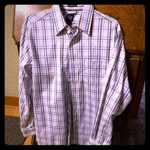 Gap plaid button down - medium